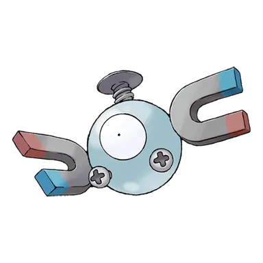 official artwork of magnemite